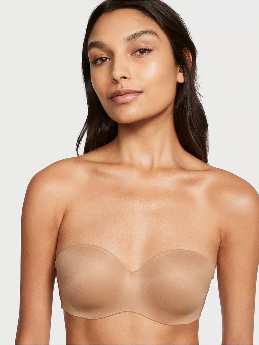 Victoria's Secret Lightly Lined Strapless Bra 30D NWT Praline
